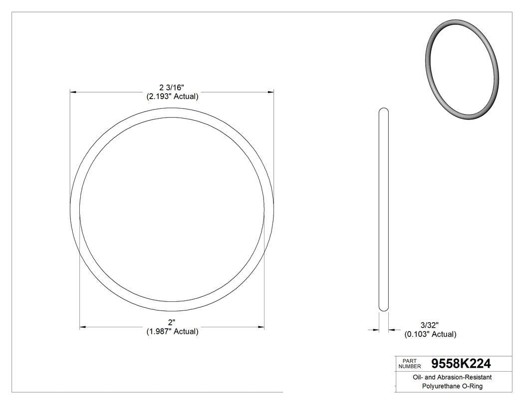 Technical drawing - 9558K224